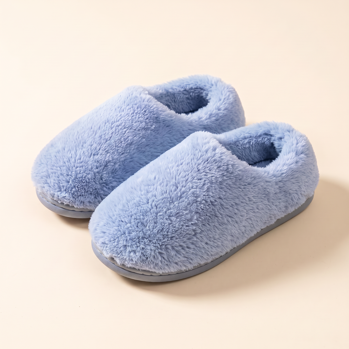 Matching Monster Slippers in Sky